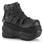 4" Platfrom BOXER-13 Black Pu